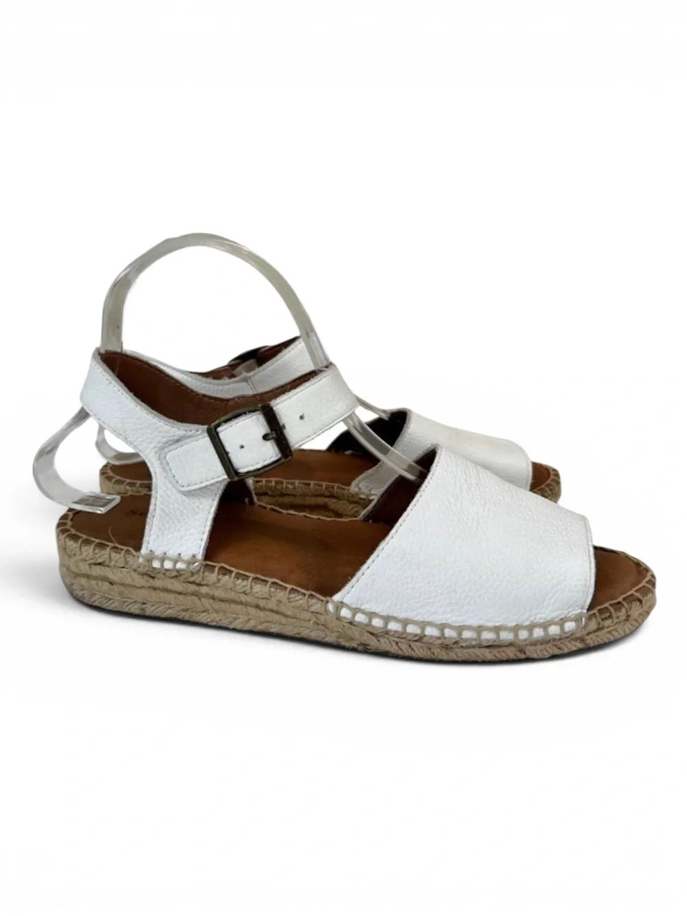Soludos White Espadrille Sandals